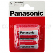 ��-� ������� "Panasonic" R14 (�) ��2 Zinc C�rbon 1,5� (������)