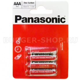 ��-� ������� "Panasonic" R03 (���) ��4 Zinc Cfrbon 1,5� (������)